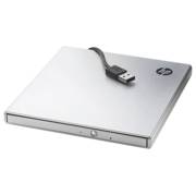 HP DVD600S 8X USB2.0 Ultra-Slim DVDRW External Drive, Retail (Silver)